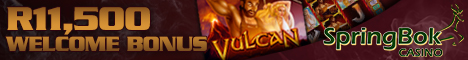 Play The New Slot Game Vulcan at Springbok Casino
